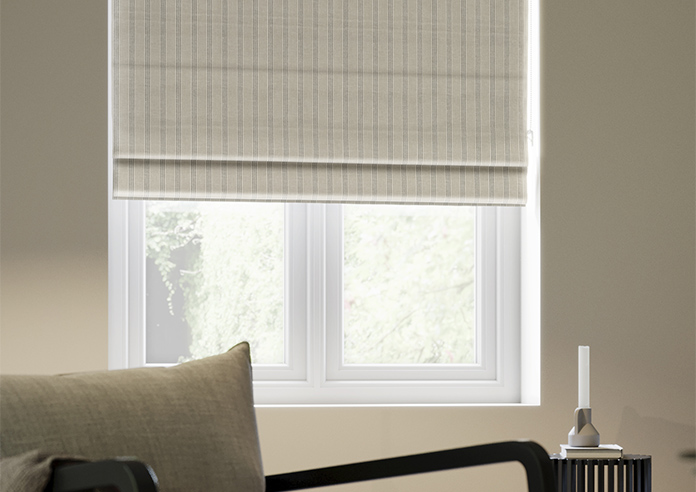 Emily Bond George Stripe, Linen - Twist&Fit Roman Blind - Image 5